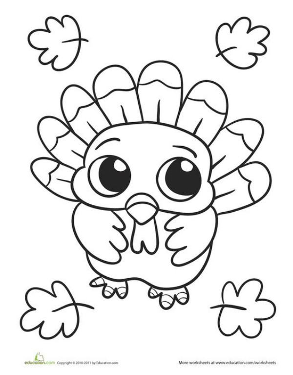 Coloring Pages For Kids Thanksgiving
 30 Thanksgiving themed coloring pages to add some fun to