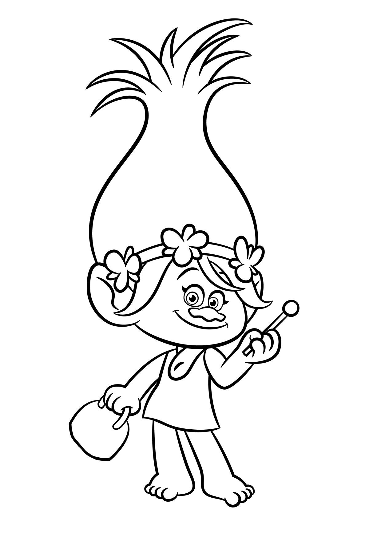 Coloring Pages For Kids Trolls
 Trolls can be huge or tiny and they do not like the light