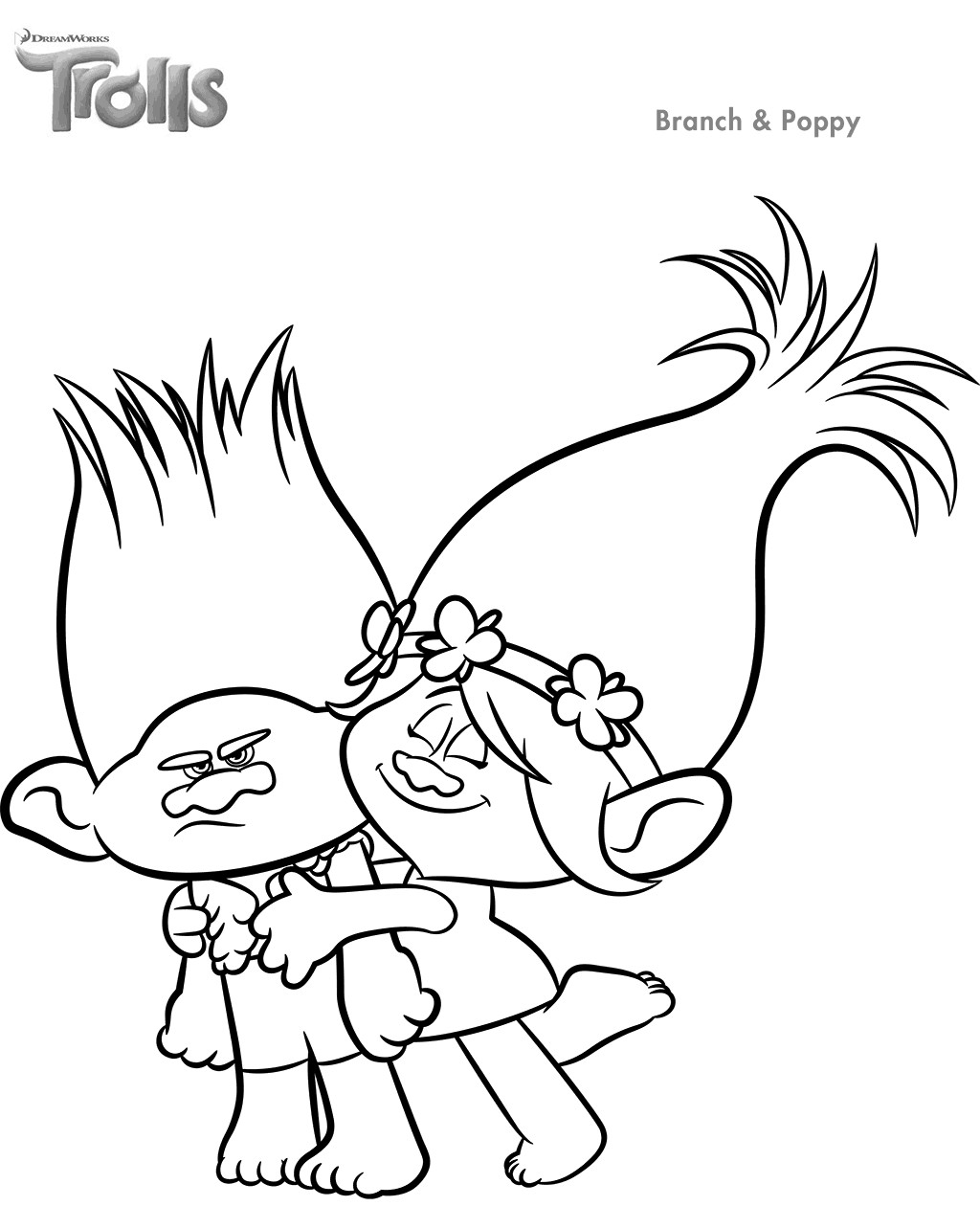 Coloring Pages For Kids Trolls
 Trolls Movie Coloring Pages Best Coloring Pages For Kids