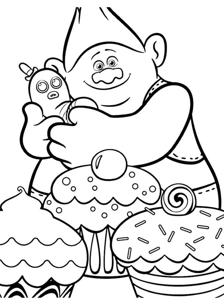 Coloring Pages For Kids Trolls
 4513 best images about coloring pages on Pinterest
