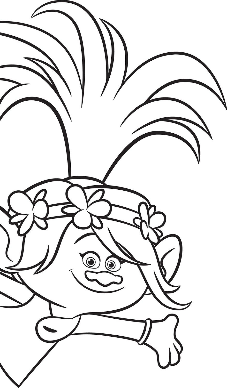 Coloring Pages For Kids Trolls
 Trolls hit Digital HD on January 24th and Blu ray DVD on