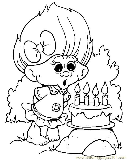 Coloring Pages For Kids Trolls
 4547 best images about coloring pages on Pinterest