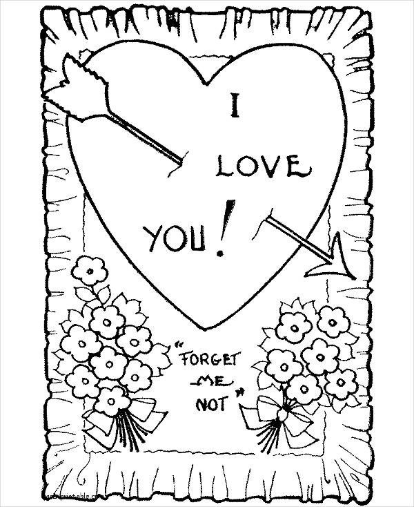 Coloring Pages For Kids Valentines Day
 10 Valentine s Day Coloring Pages JPG PSD AI