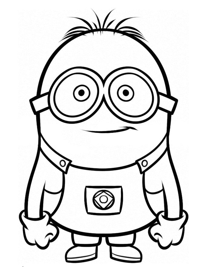 Coloring Pages For Older Boys
 Despicable Me 2 Tom Googly Eyes Coloring Page