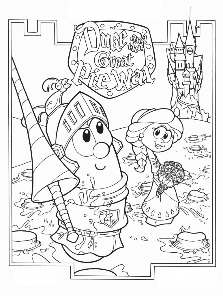 Coloring Pages For Toddlers Printable
 Free Printable Veggie Tales Coloring Pages For Kids