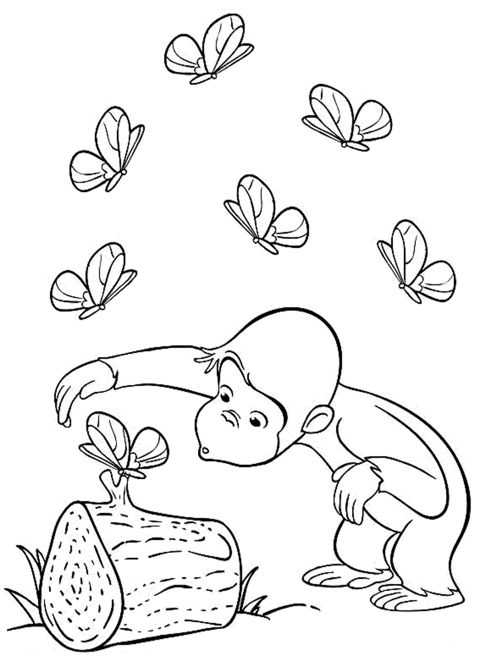 Coloring Pages For Toddlers Printable
 Curious George Coloring Pages Best Coloring Pages For Kids
