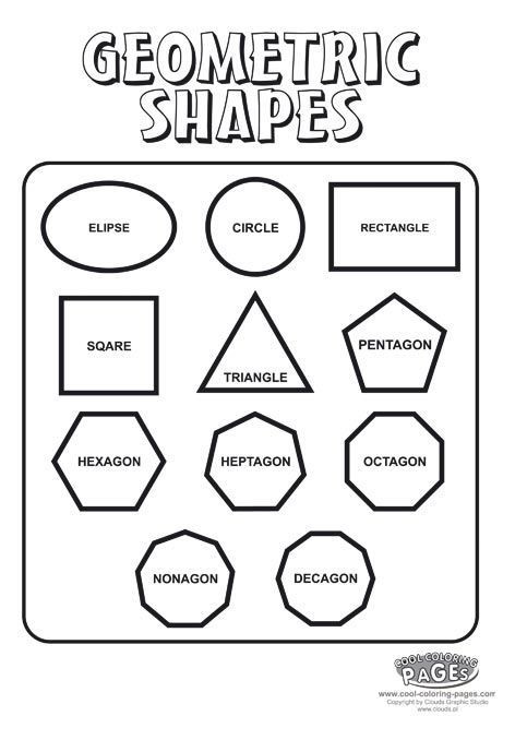 Coloring Pages For Toddlers Shapes
 Pin by O S on Language Visual