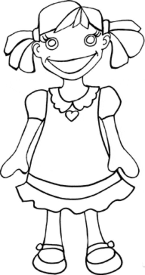 Coloring Pages Girls
 Girl Coloring Pages For Kids Disney Coloring Pages