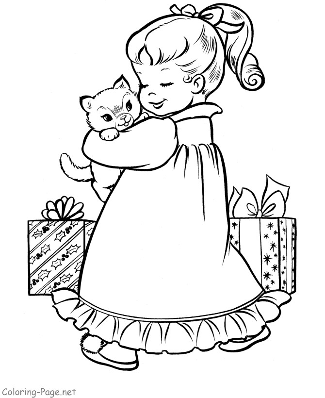 Coloring Pages Little Girls
 10 Free Printable Christmas Coloring Pages About A Mom