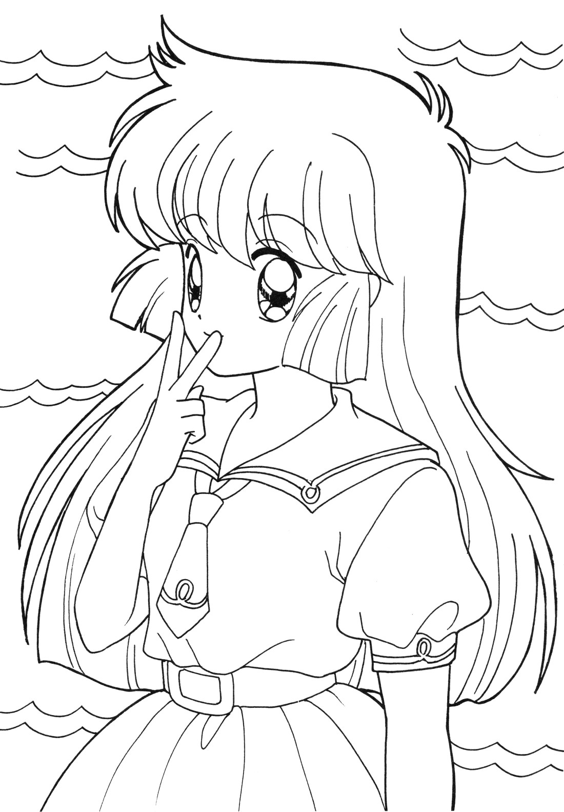 Coloring Pages Of Anime Girls
 Anime Coloring Pages Best Coloring Pages For Kids