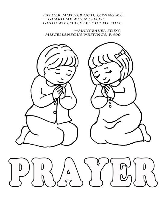 Coloring Pages Of Child Praying
 The Lord S Prayer Coloring Pages For Children Coloring Home