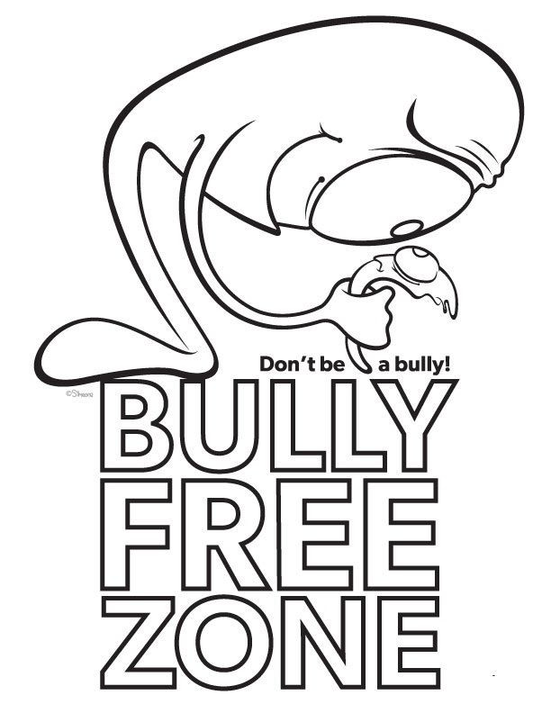 Coloring Posters For Kids
 Bullying Printables