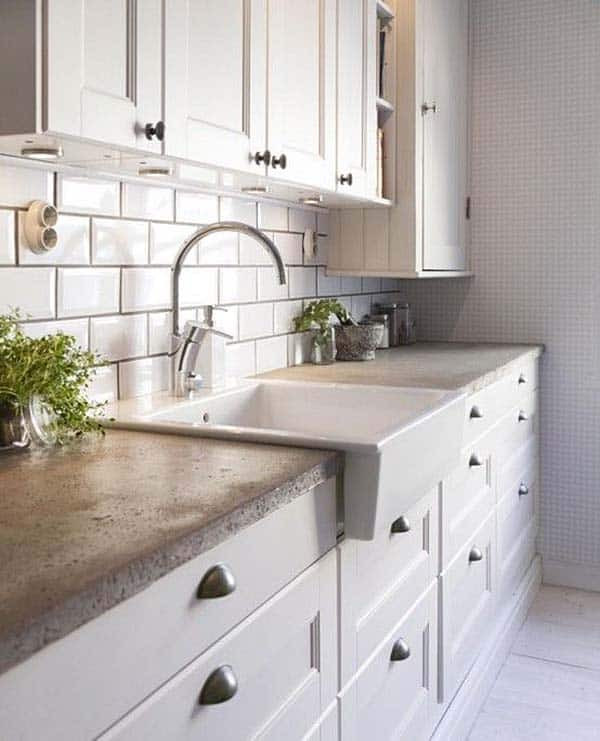 Concrete Kitchen Countertops
 40 Amazing and stylish kitchens with concrete countertops
