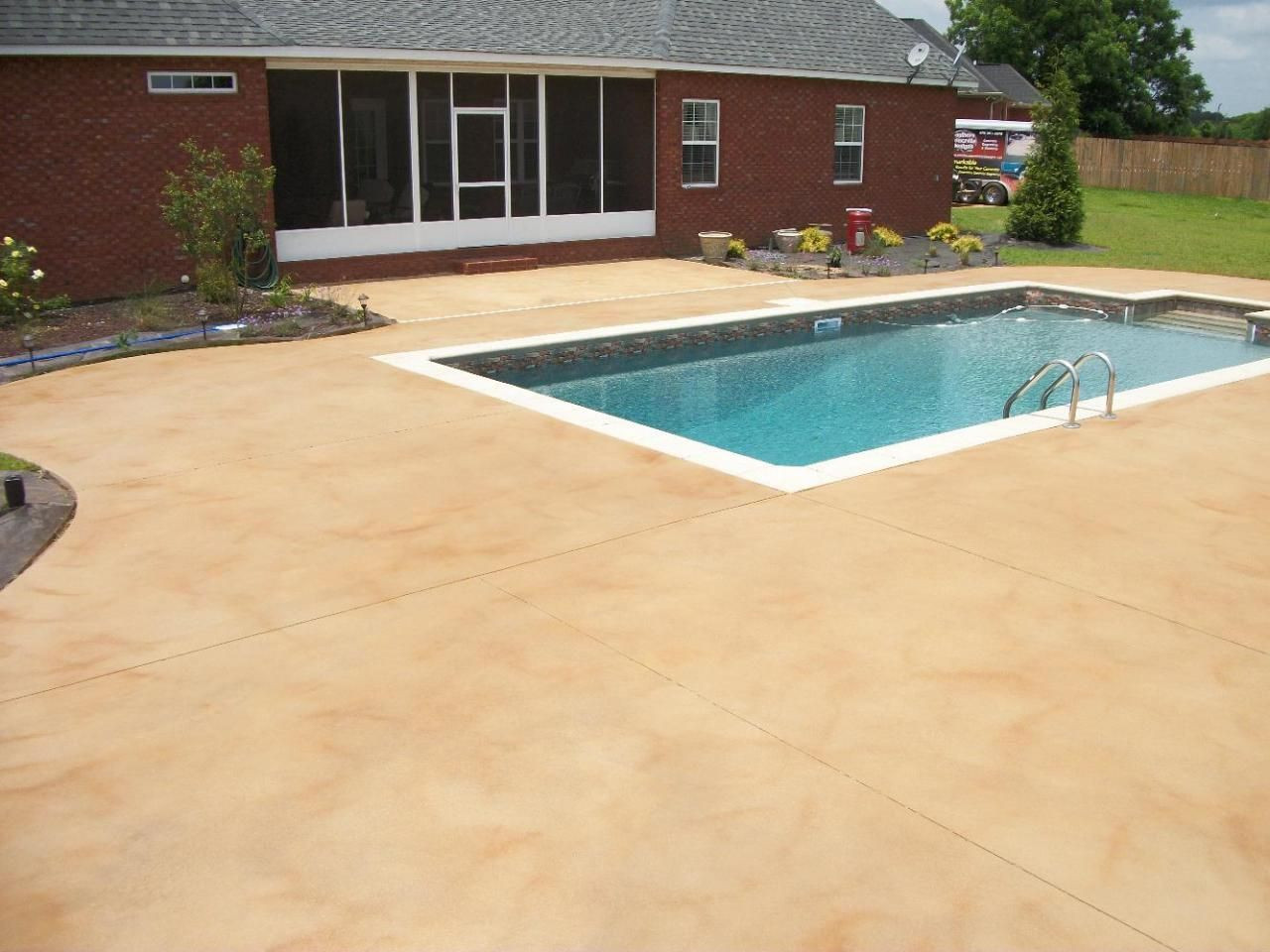 Concrete Pool Deck Paint
 best colors for a cement pool deck Google Search in 2019