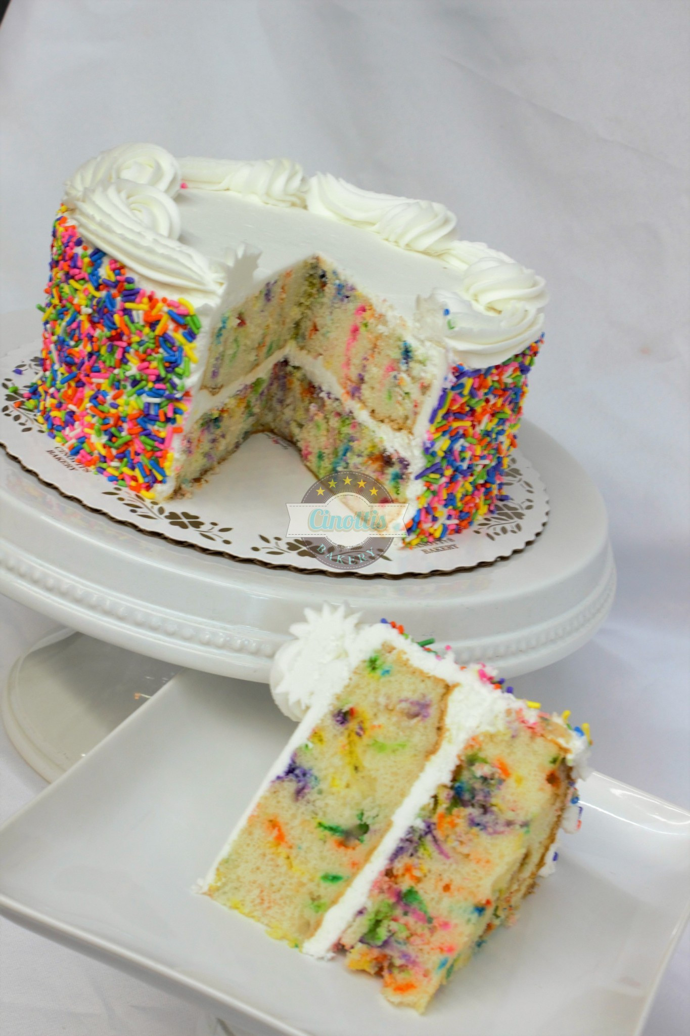 Confetti Birthday Cake
 Kylie Cake A sprinkle filled Birthday cake from Cinotti s