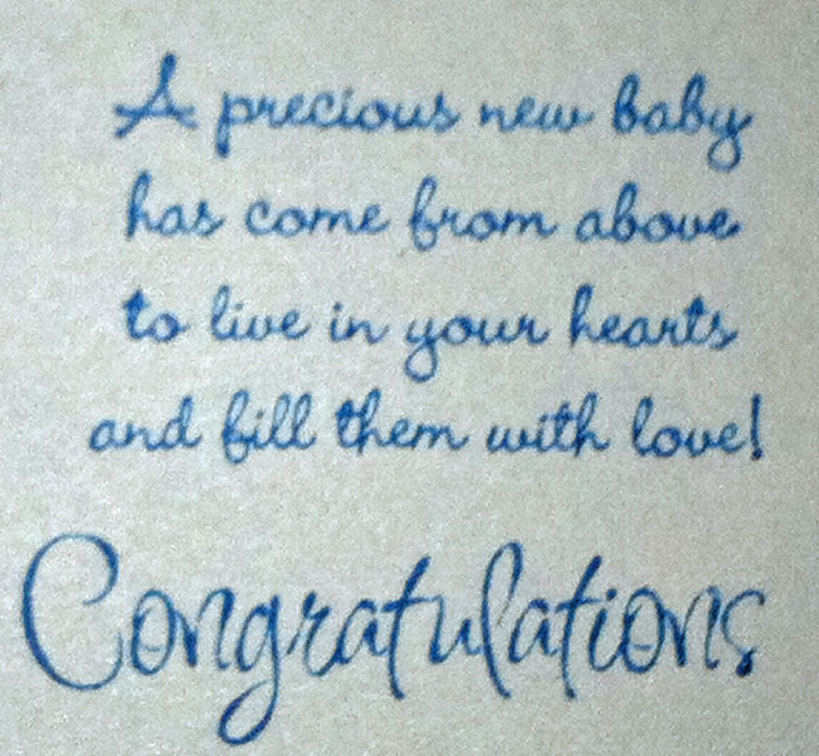 Congratulation Baby Boy Quotes
 Michelle s MBellishments Happy New Baby