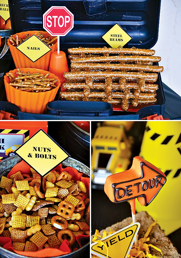 Construction Party Food Ideas
 Dangerously Cute  Construction Party Ideas Hostess
