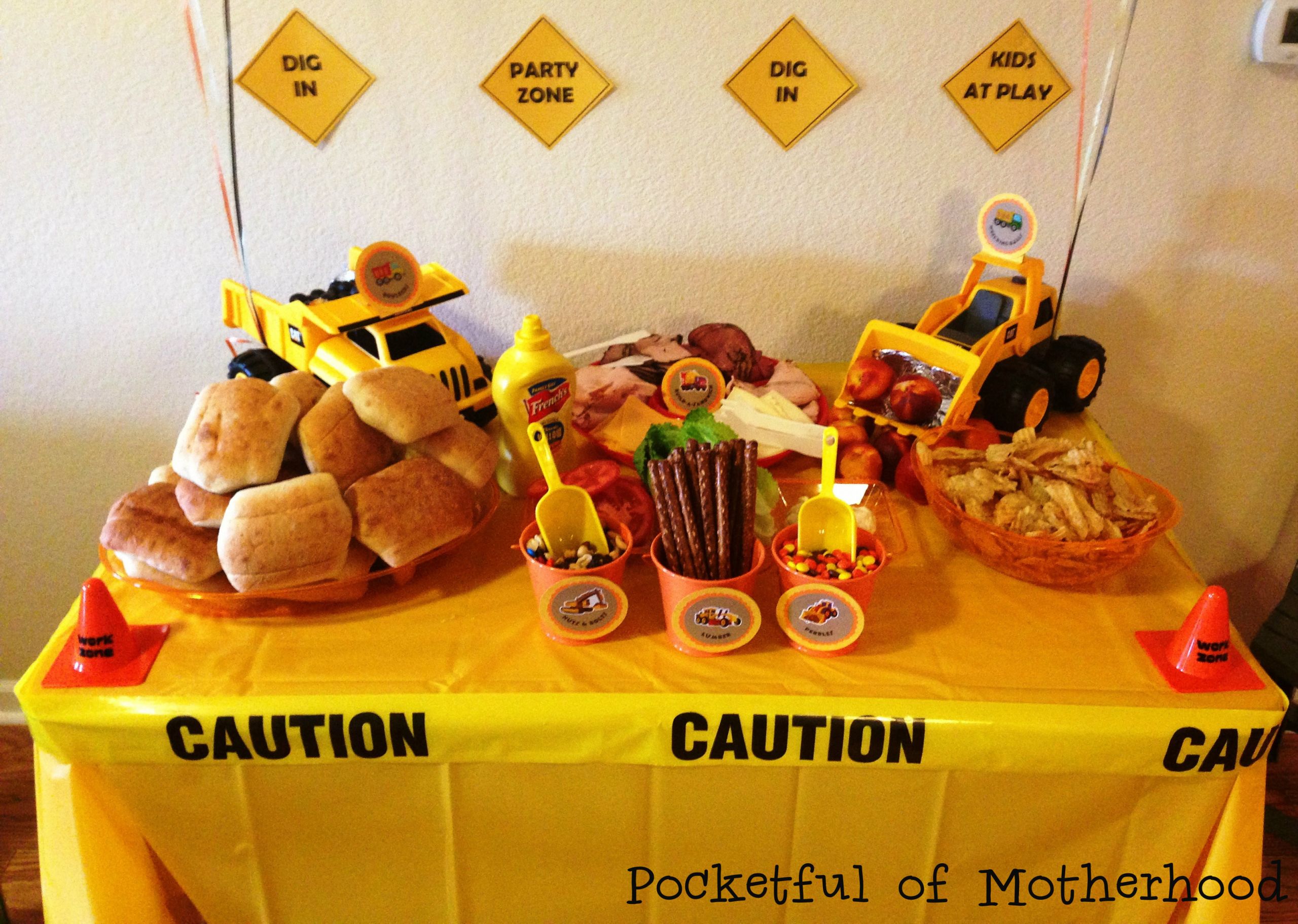 Construction Party Food Ideas
 Construction Themed Birthday Party