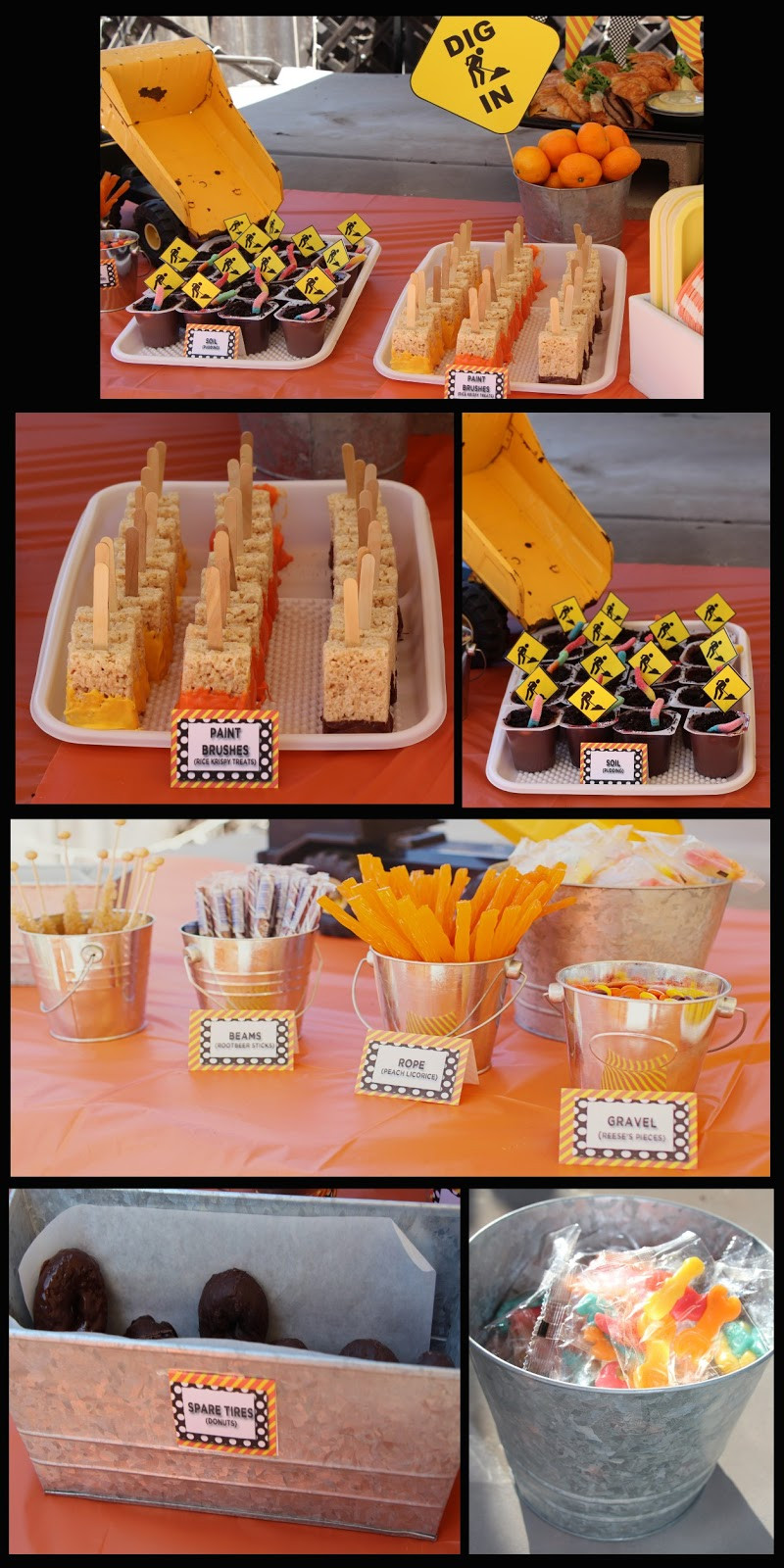 Construction Party Food Ideas
 What a Ride Jadon s Construction Themed 3rd Birthday Party