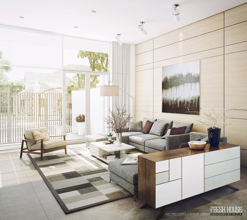Contemporary Living Room Ideas
 Light Filled Contemporary Living Rooms