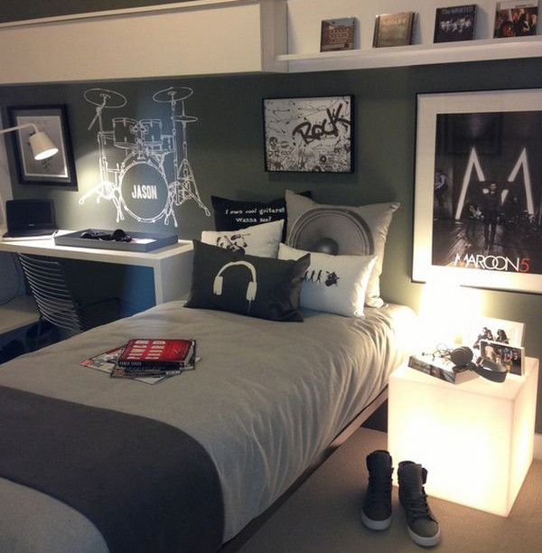 Cool Bedroom For Boys
 10 Super Cool Music Bedroom For Teenage Boys