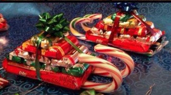Cool Christmas Party Ideas
 Candy Sled Great t or holiday party favors for kids or