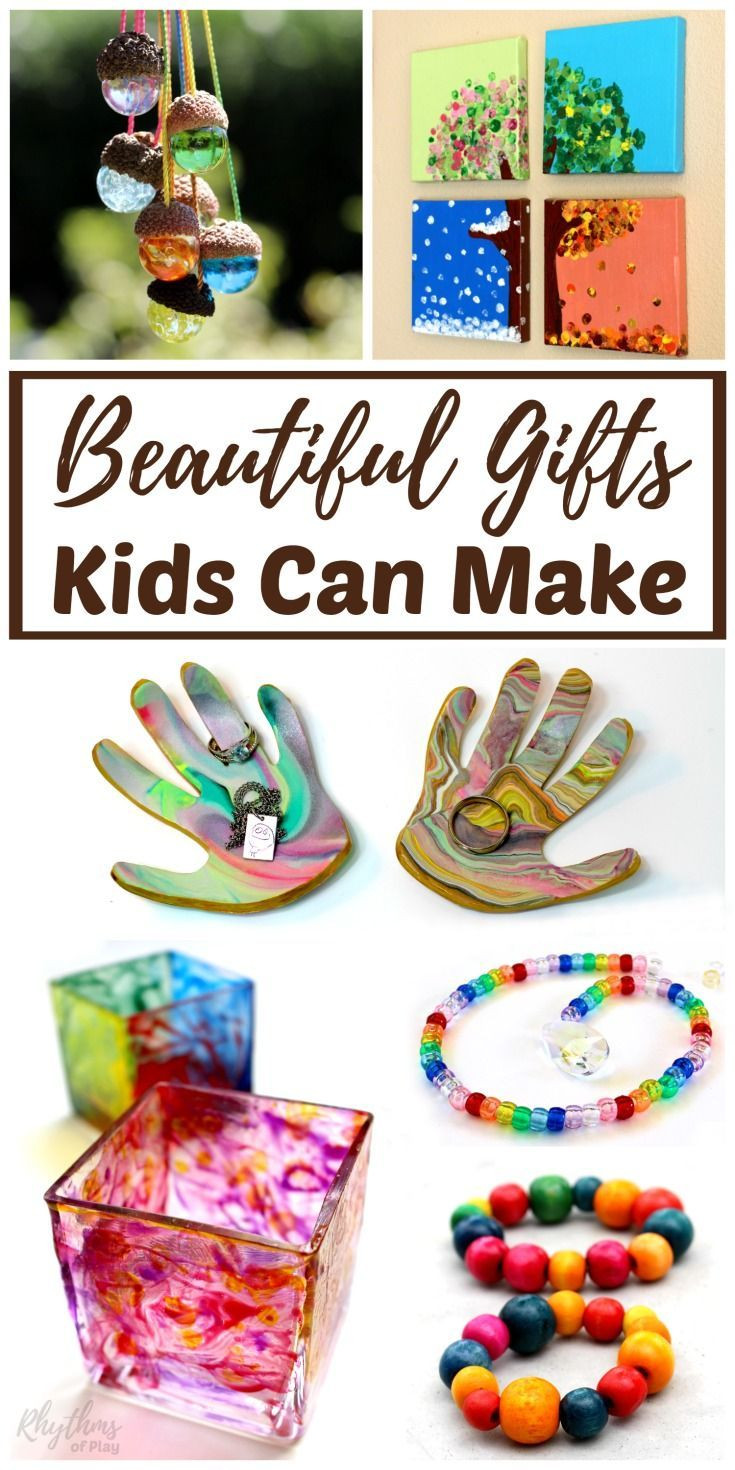 Cool Gift Ideas For Kids
 Homemade Gifts Kids Can Make for Parents and Grandparents