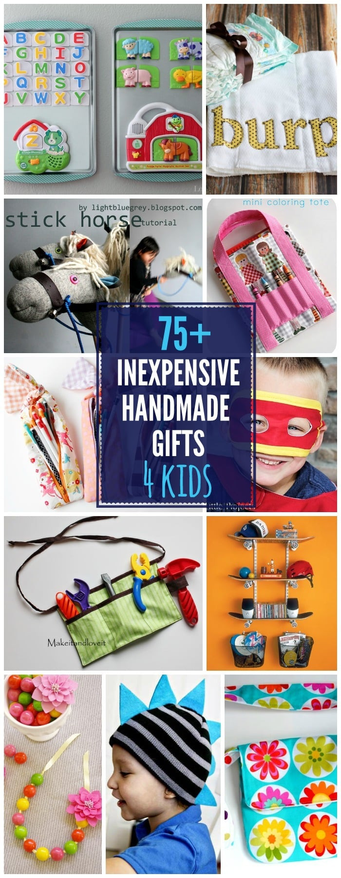 Cool Gift Ideas For Kids
 75 DIY Gifts For Kids