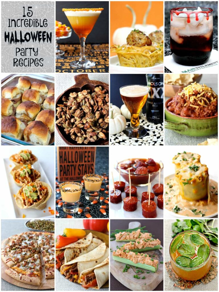 Cool Party Food Ideas
 15 Incredible Halloween Party Recipes