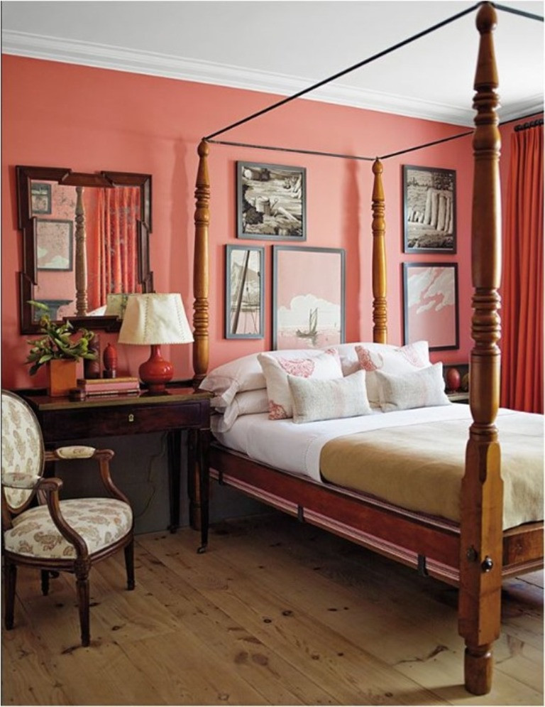 Coral Color Bedroom
 40 Bedroom Paint Ideas To Refresh Your Space for Spring
