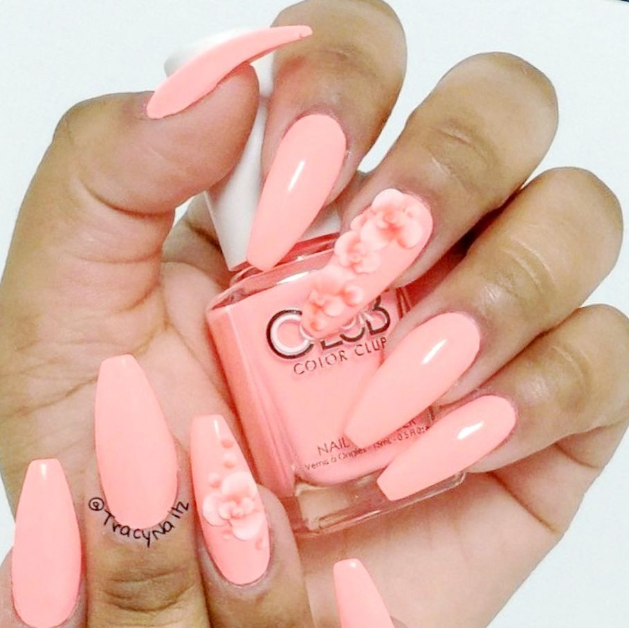 Coral Color Nail Designs
 Coral Nail Colors And Designs Amazing Nails design ideas