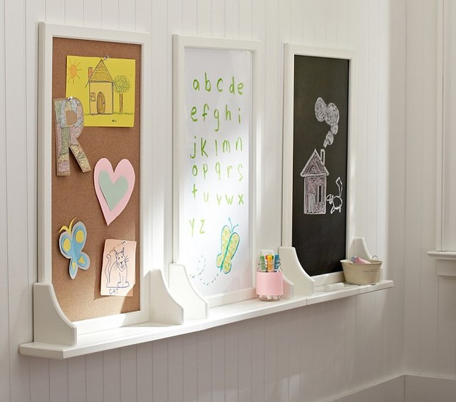 Cork Board For Kids Room
 Hayden Simply White Utility Boards Contemporary