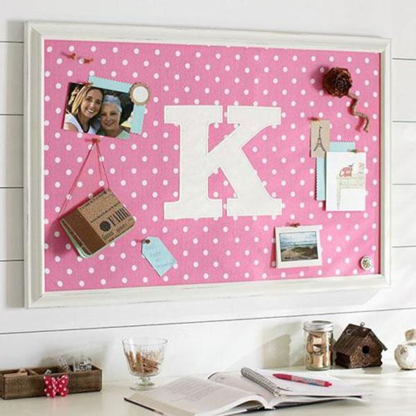 Cork Board For Kids Room
 Hot pink home accents for Breast Cancer Awareness Month