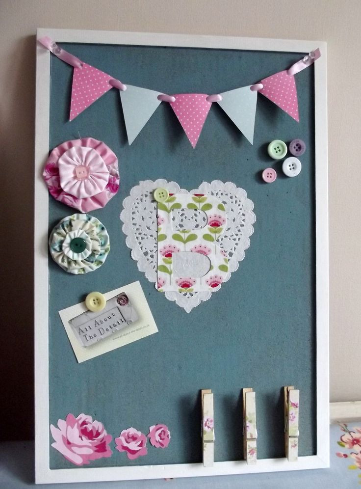 Cork Board For Kids Room
 Buttons & Clips on pinboard Kids Room