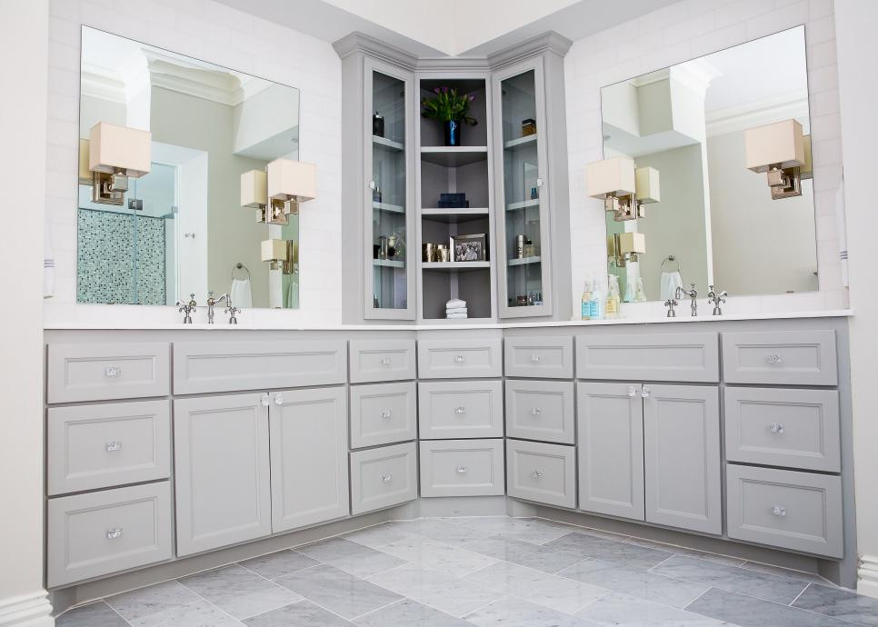 Corner Cabinets For Bathroom
 20 Stylish Bathroom Storage Design Ideas