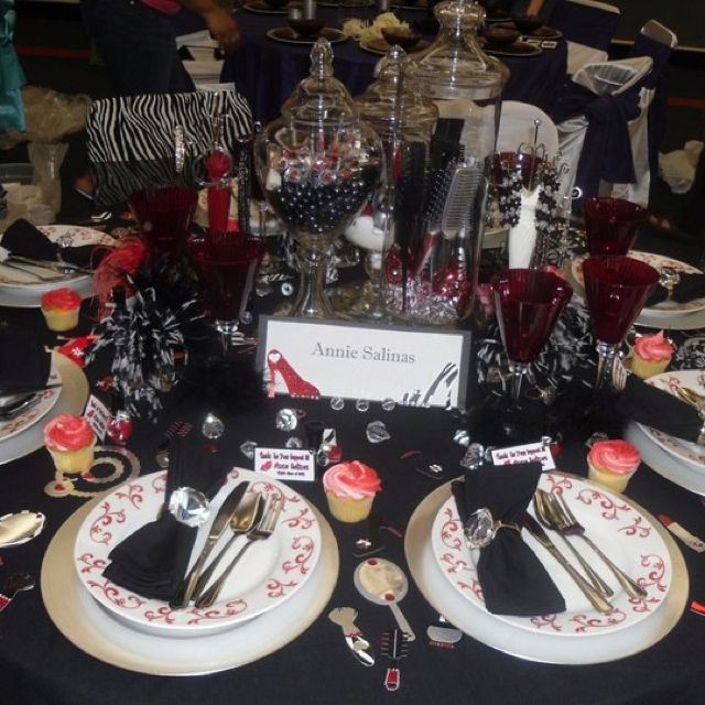 Cosmetology Graduation Gift Ideas
 Cosmetology inspired table