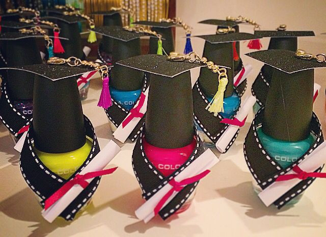 Cosmetology Graduation Gift Ideas
 Nail polish graduation 2016 party favors