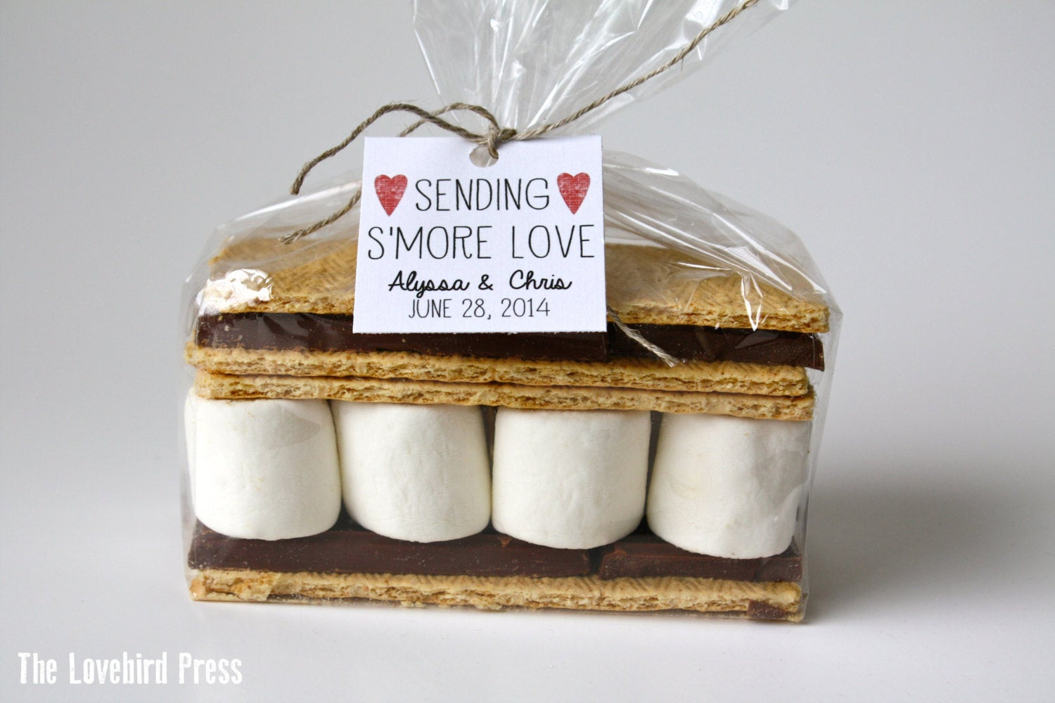 Country Wedding Favors DIY
 Smore Wedding Favor Tag Rustic Personalized Printable