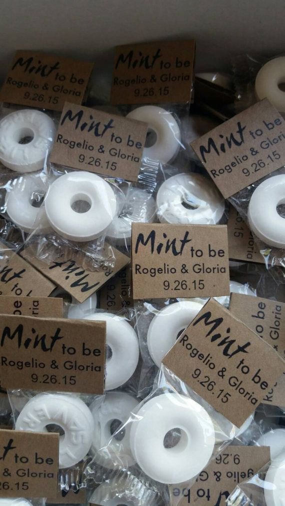 Country Wedding Favors DIY
 100 Mint To Be Wedding Favors Rustic Wedding Favors