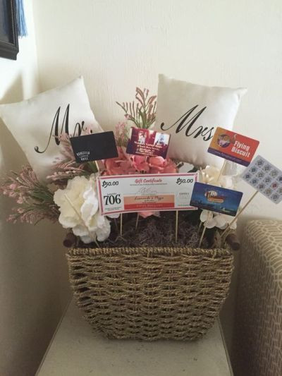 Couples Shower Gift Ideas
 Gift cards make great fillers in baskets for the happy