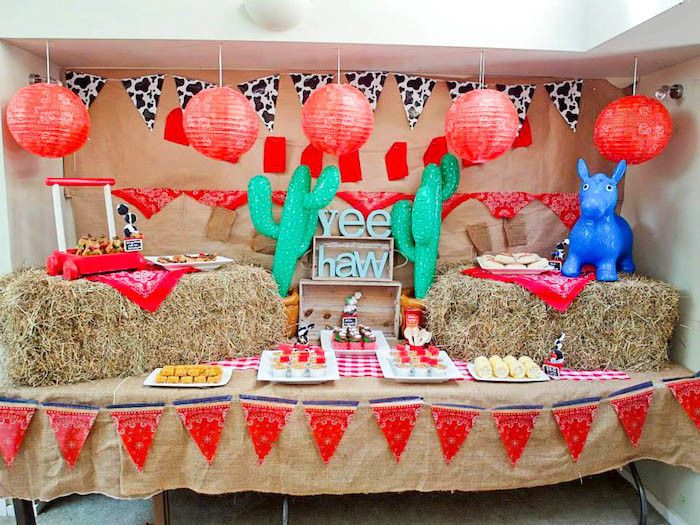 Cowboy Birthday Party Supplies
 Kara s Party Ideas "Yee Haw" Cowboy Birthday Party