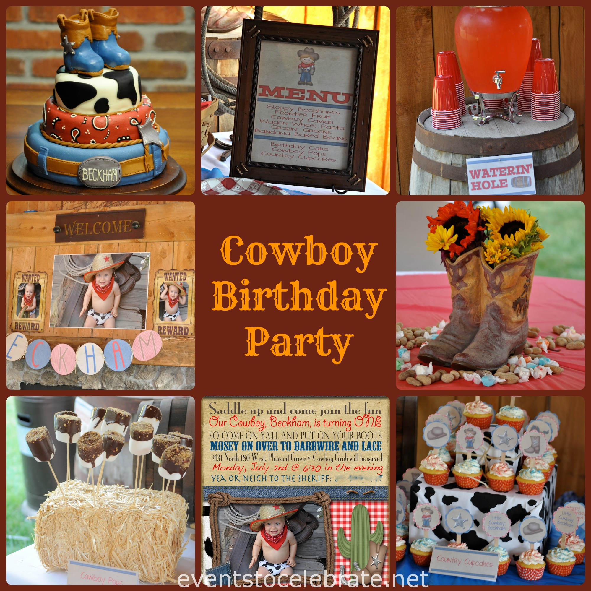 Cowboy Birthday Party Supplies
 cowboy party decorations Archives events to CELEBRATE