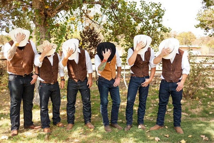 Cowboy Themed Wedding
 Suitable Groomsmen Attire Ideas for Your Wedding Theme
