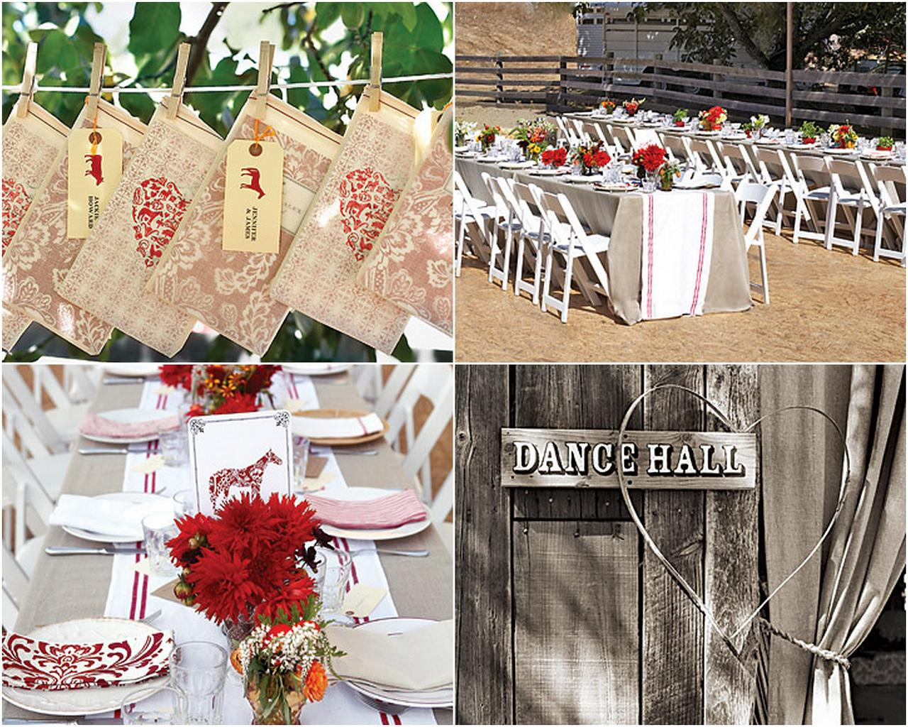 Cowboy Wedding Decorations
 Inspired by These Country Western Styled Weddings