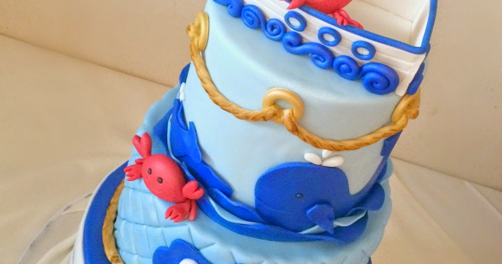 Crab Birthday Cake
 Pink Little Cake Nautical Mini Crab theme birthday cake