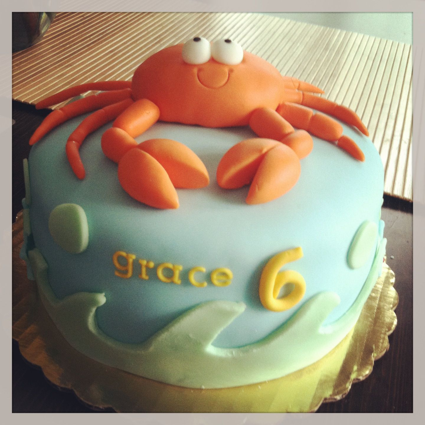 Crab Birthday Cake
 Crab birthday cake by Lovely Little Cakes in 2019
