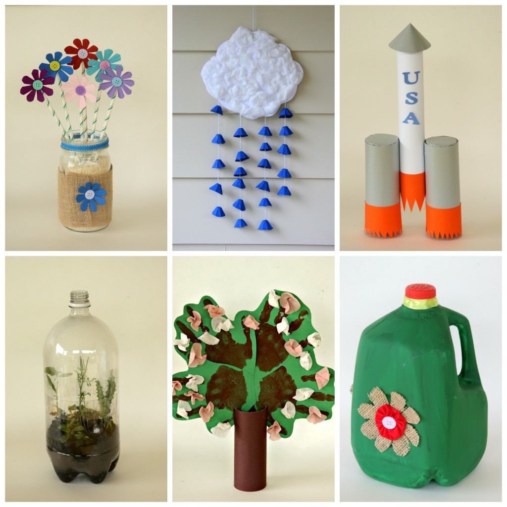 Craft Ideas For Adults Using Waste Material
 6 Earth Day Crafts From Recycled Materials · Kix Cereal