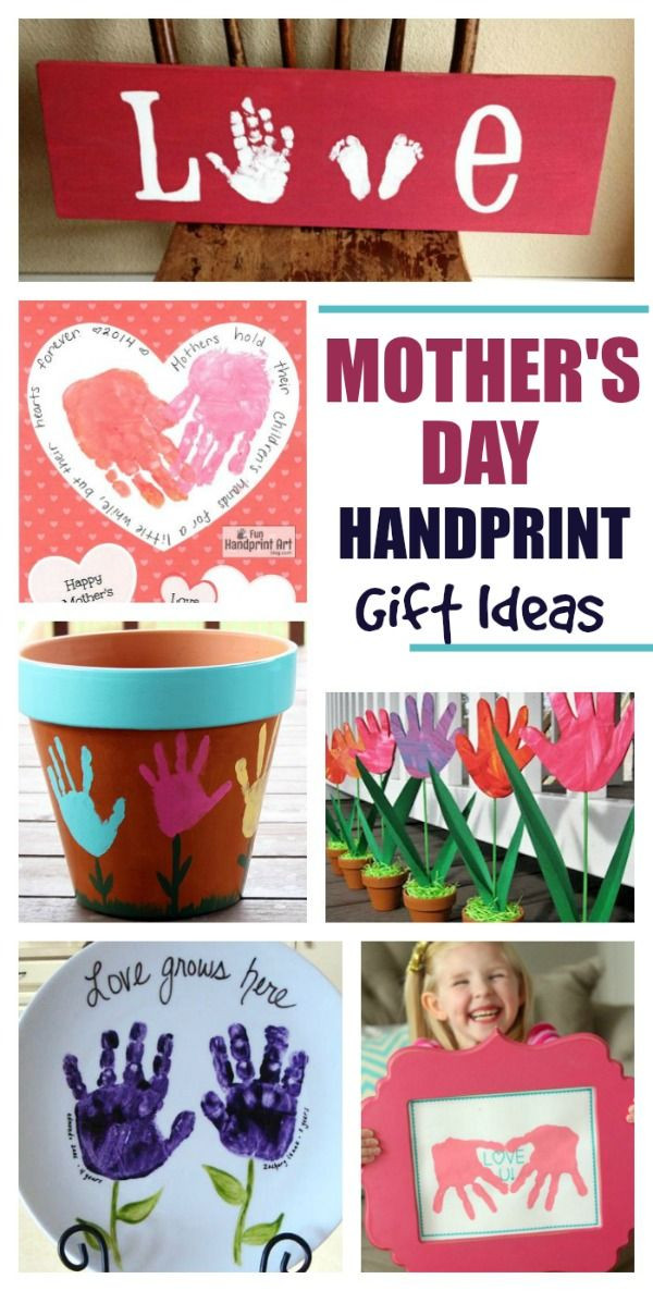 Craft Ideas For Mother'S Day Gifts
 20 adorable handprint t ideas for Mother s Day