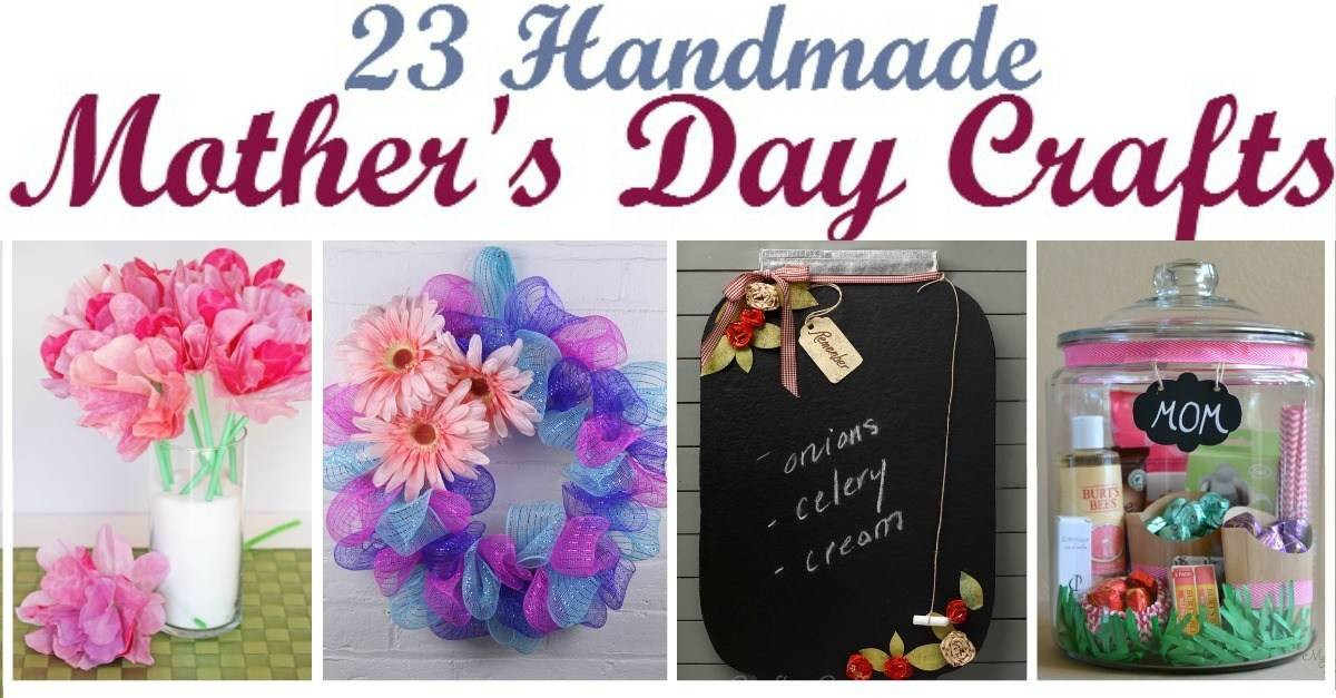 Craft Ideas For Mother'S Day Gifts
 Mothers Day Crafts 23 handmade Mother s Day Gift ideas