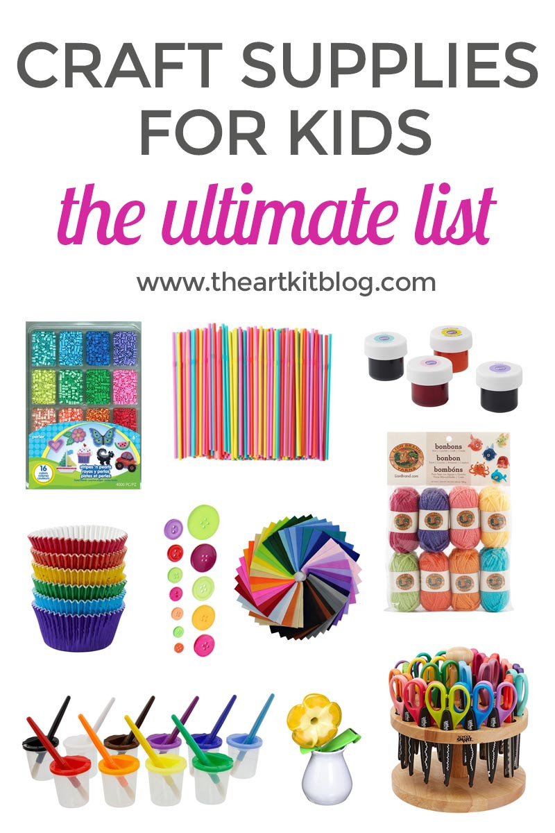 Craft Items For Kids
 The Ultimate List of Arts and Crafts Supplies for Kids